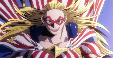 american hero my hero academia|stars and stripes mha death.